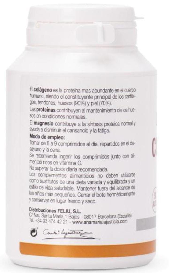 COLAGENO CON MAGNESIO 180 COMPRIMIDOS - Imagen 3