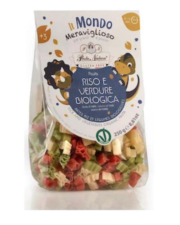 PASTA DINOSAURIOS BIO SIN GLUTEN 250GR