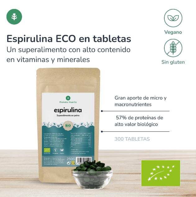 ESPIRULINA EN CAPSULAS BIO 300CAP 500MG - Imagen 2