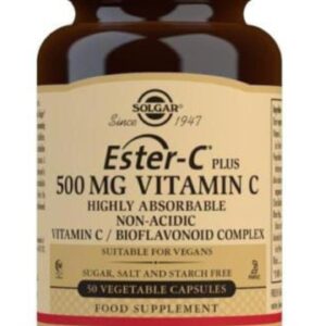 ESTER-C PLUS 500MG VITAMINA C 50 CAPSULAS
