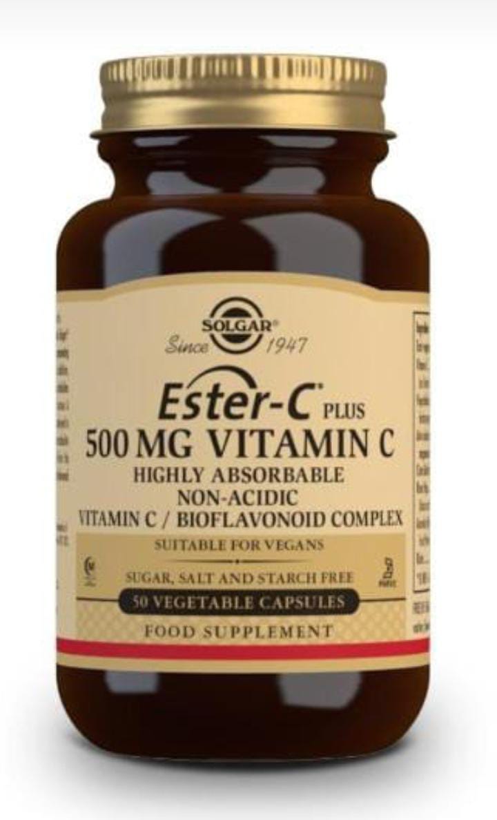 ESTER-C PLUS 500MG VITAMINA C 50 CAPSULAS