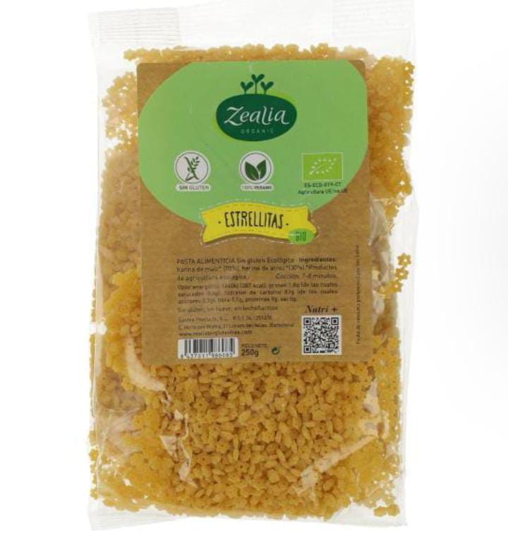 PASTA ESTRELLITAS SIN GLUTEN BIO 250GR