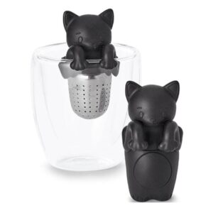 FILTRO GATO NEGRO (silicona) CON PLATO