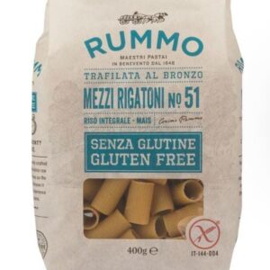 PASTA MEZZI RIGATONI Nº 51 SIN GLUTEN 400GR