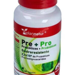 PREBIOTICOS + PROBIOTICOS GASTRORESISTENTE 60 CAPSULAS