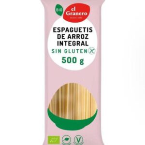 PASTA SPAGUETIS DE ARROZ INTEGRAL 500G SIN GLUTEN