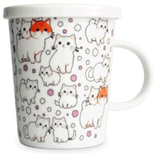 TAZA KAWAII PORCELANA 0,30L FILTRO Y TAPA