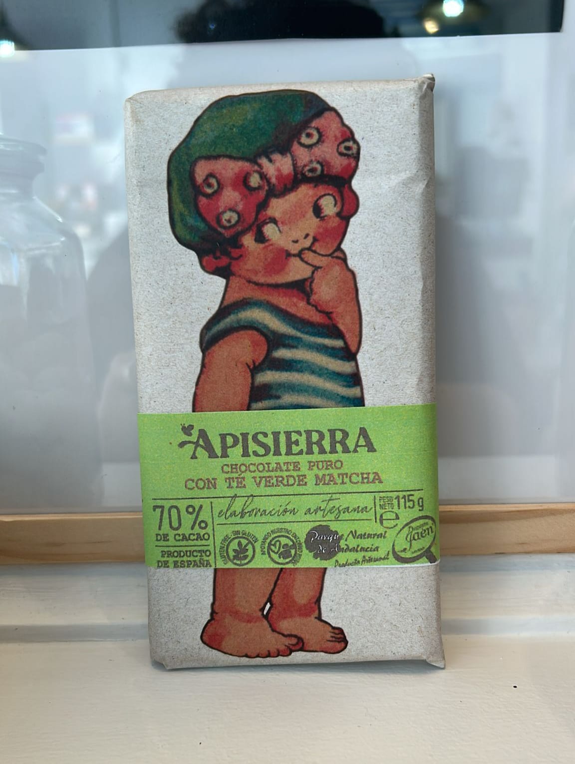 CHOCOLATE PURO 70% DE TE MATCHA 115 gr.