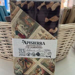 CHOCOLATE NEGRO PURO CON ALMENDRAS