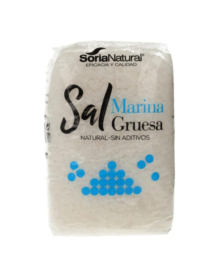 SAL MARINA GRUESA NATURAL SIN ADITIVOS 1KG