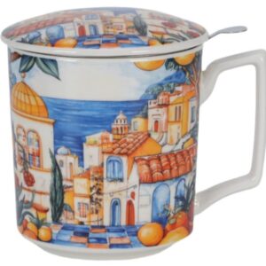 TAZA SPAIN PORCELANA 0,40L FILTRO Y TAPA