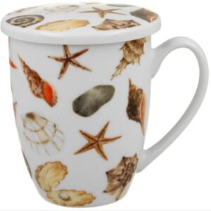 TAZA SHELLS PORCELANA 0,35L FILTRO Y TAPA