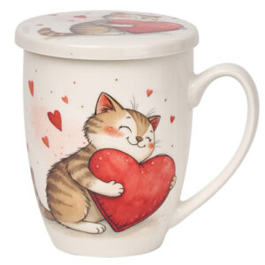 TAZA TOY-CAT PORCELANA 0,35L FILTRO Y TAPA