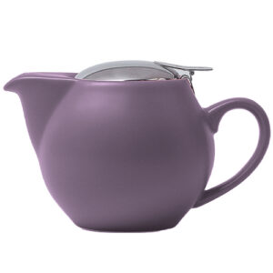 TETERA ZAARA GRANATE PORCELANA CON FILTRO ACERO INOX. 0,50L